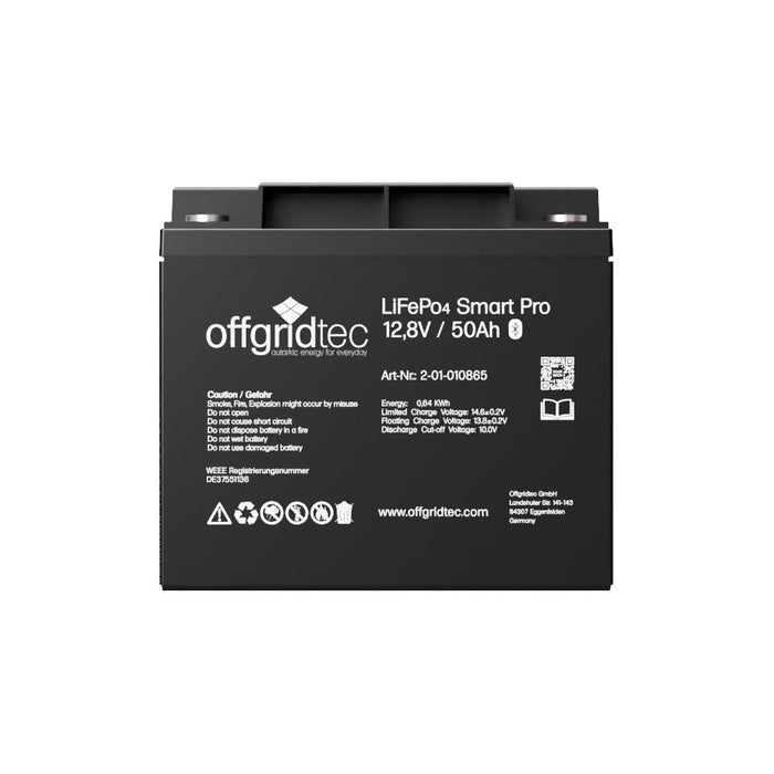 Offgridtec LiFePo4 Smart-Pro 12/50 Akku 12,8V 640Wh