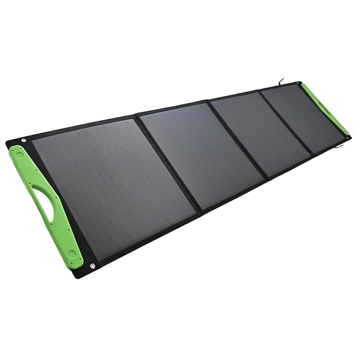 Offgridtec® 200W Hardcover Solartasche und 2x 2A USB Anschluss - 0% MwSt (Angebot gemäß§12 Abs.3 UstG)