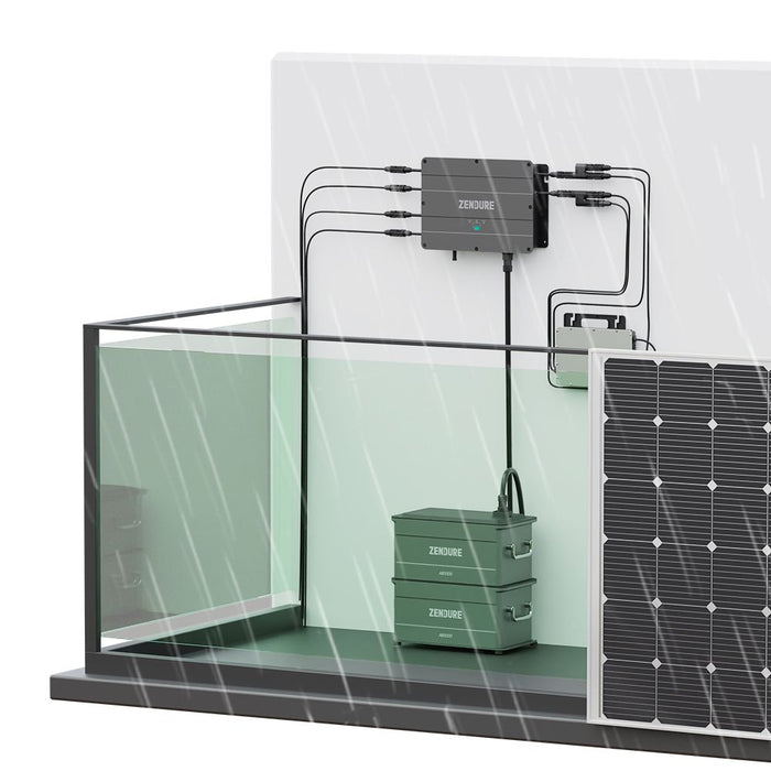 Zendure SolarFlow Set 1,92 kWh Smart PV Hub 1200 mit 2 x Akku AB1000