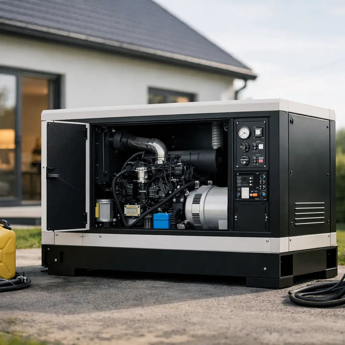 Dieselaggregat für Notstrom zuhause wählen