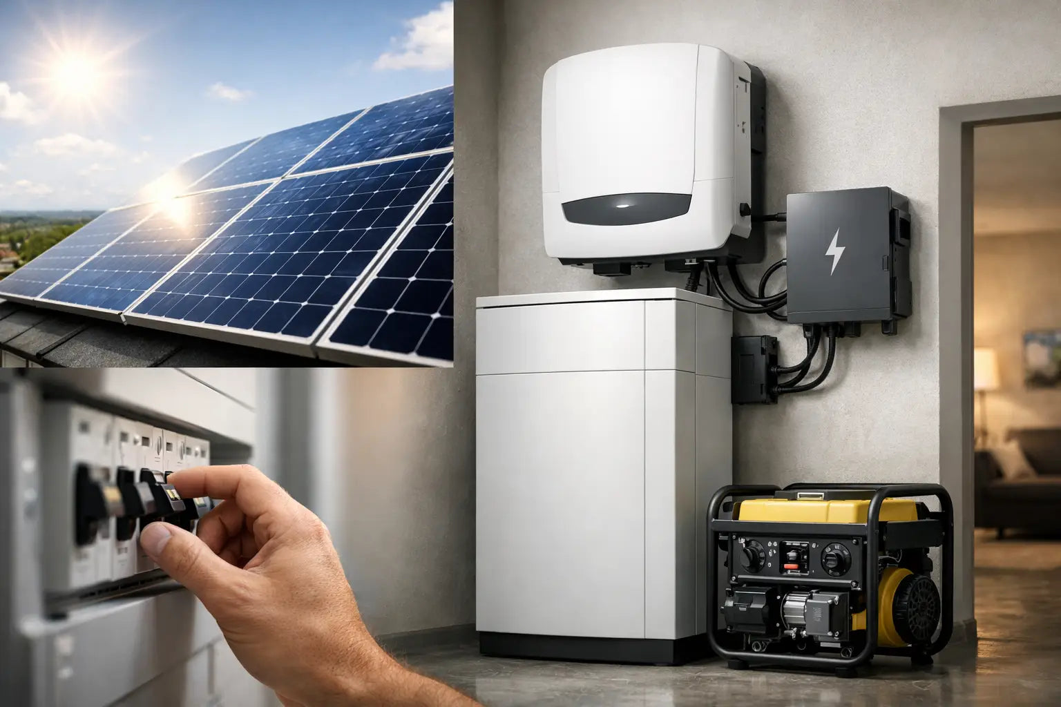 Solarspeicher mit Ersatzstrom einrichten