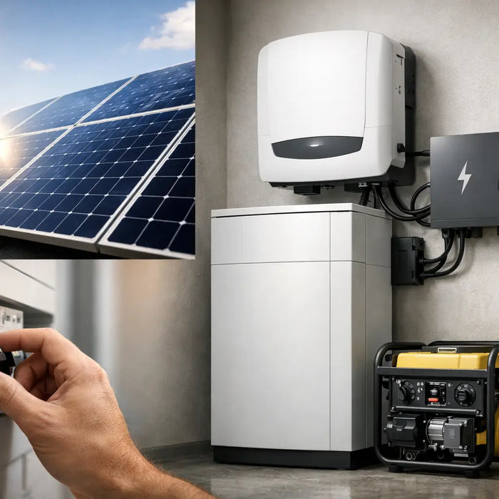 Solarspeicher mit Ersatzstrom einrichten