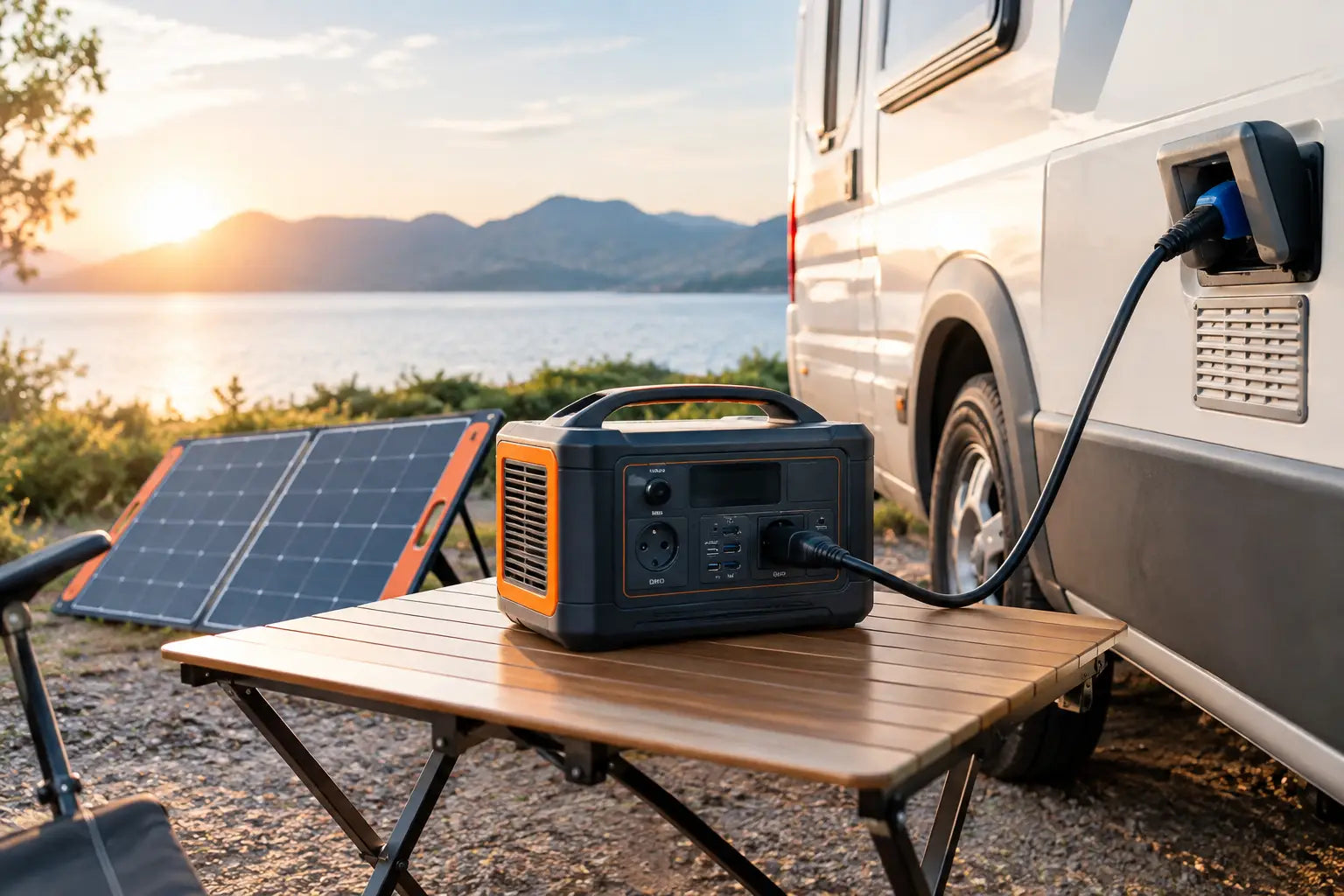 Powerstation im Wohnmobil richtig laden