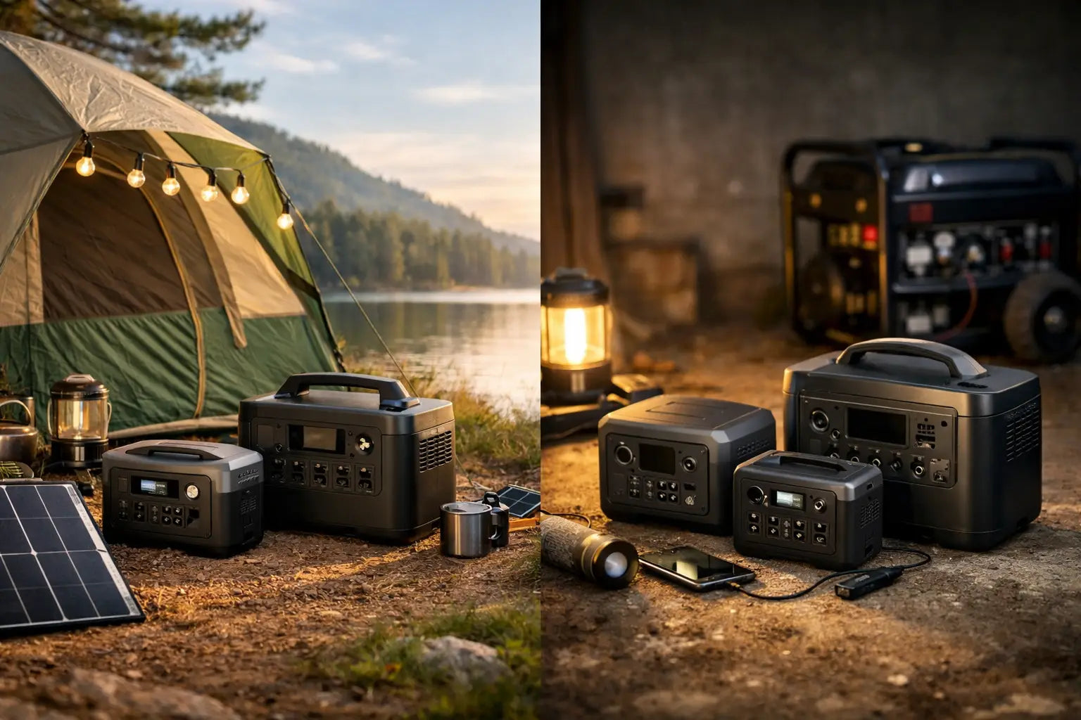 Powerstation Vergleich für Camping und Notstrom