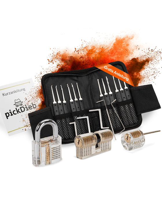 pickDieb Lockpicking-Set – 26-teilig