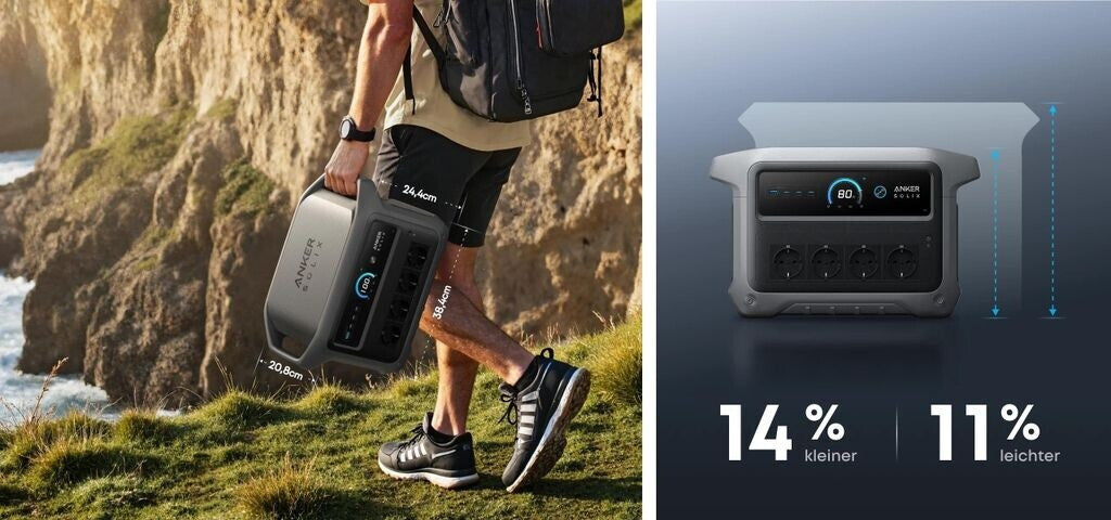 Anker SOLIX C1000X Gen 2 Tragbare Powerstation