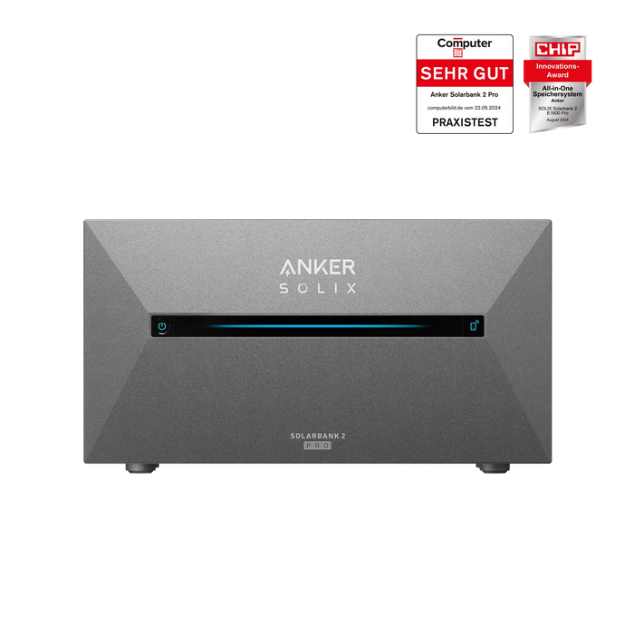 Anker SOLIX Solarbank 2 E1600 Pro + 1x BP1600 Erweiterungsakku - 0% MwSt (Angebot gemäß§12 Abs.3 UstG)