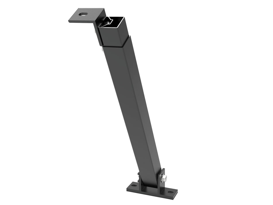 Solarmodul Solarpanel Halterung für Flachdach 10–35° Verstellbarer winkel Full Black