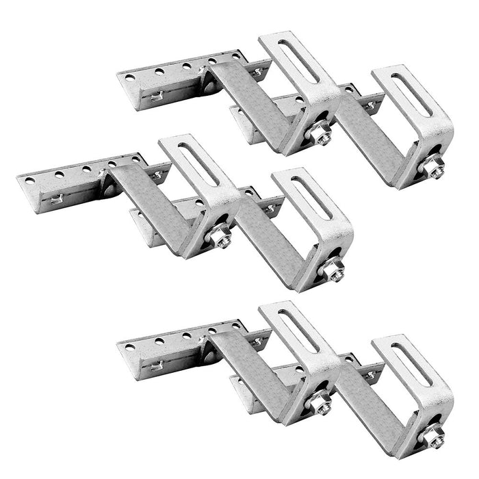 Befestigungs-Set für 2 Solarmodule - für Dachziegel für Solarmodule mit 40mm Rahmenhöhe