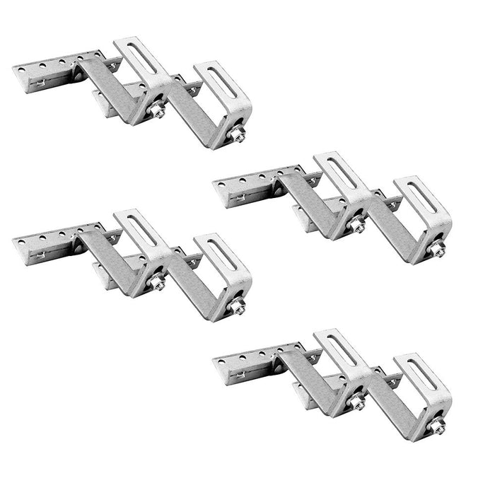 Befestigungs-Set für 3 Solarmodule - für Dachziegel für Solarmodule mit 40mm Rahmenhöhe