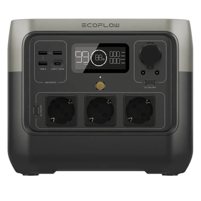 EcoFlow River 2 Pro Powerstation 768Wh 800W AC USB-Port