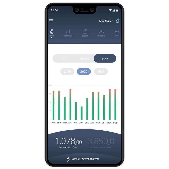 powerfox WLAN-Strom-/Wärmezählerausleser poweropti PA201902 mit IR-Diode, inkl. Smartphone-App