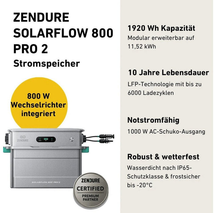Zendure SolarFlow 800 Pro 2 1920Wh