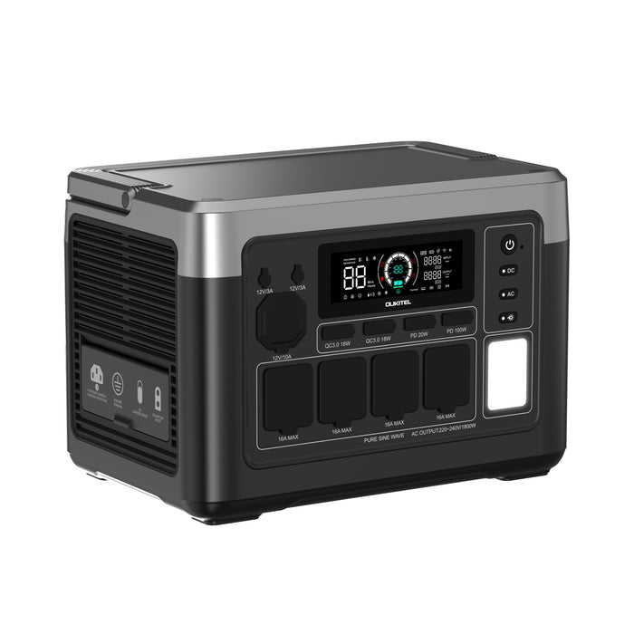 OUKITEL P1000E PLUSPortable Power Station – 1800 W | 1024 Wh LiFePO4