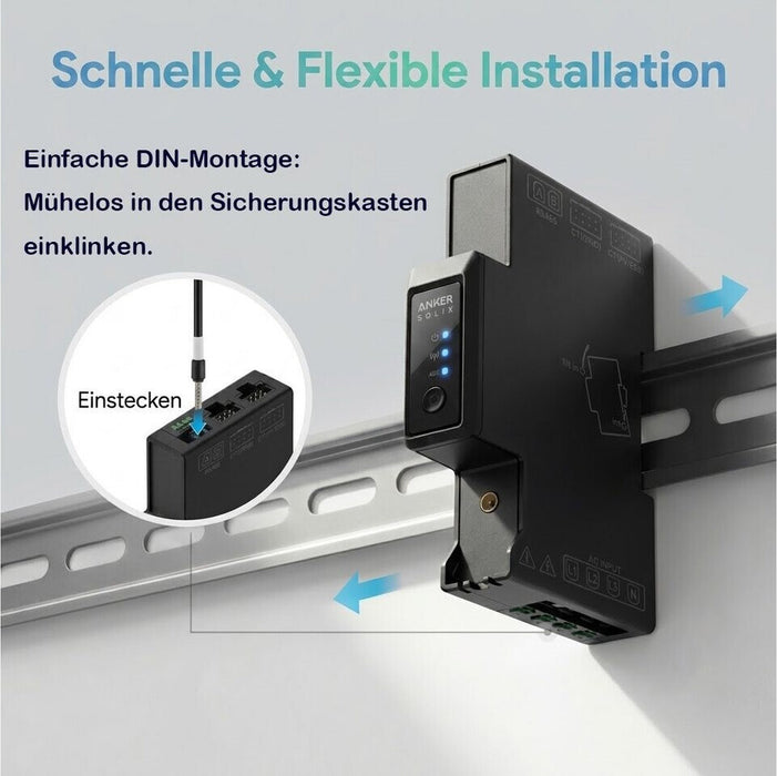 Anker SOLIX Smart Meter Gen 2 dreiphasig, 63A