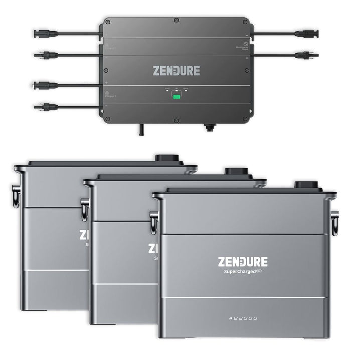 Zendure SolarFlow Set 5,76kWh Smart PV Hub mit 3x AB2000 - 0% MwSt (Angebot gemäß§12 Abs.3 UstG)
