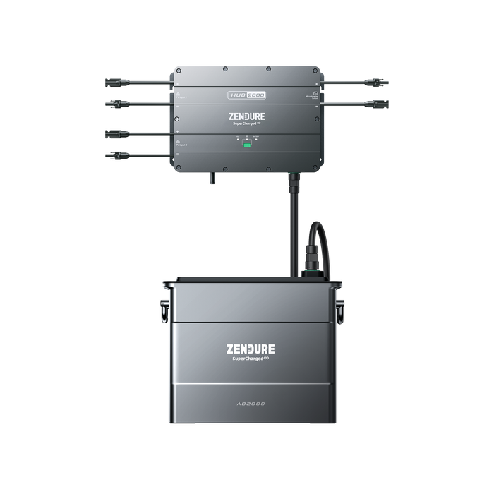 Zendure SolarFlow2000 Set 1,92kWh Smart PV Hub2000 mit 1x AB2000