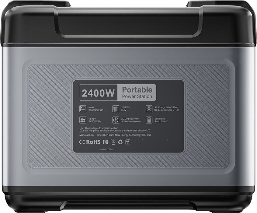 OUKITEL P2001E PLUS Portable Power Station – 2400 W | 2048 Wh LiFePO4