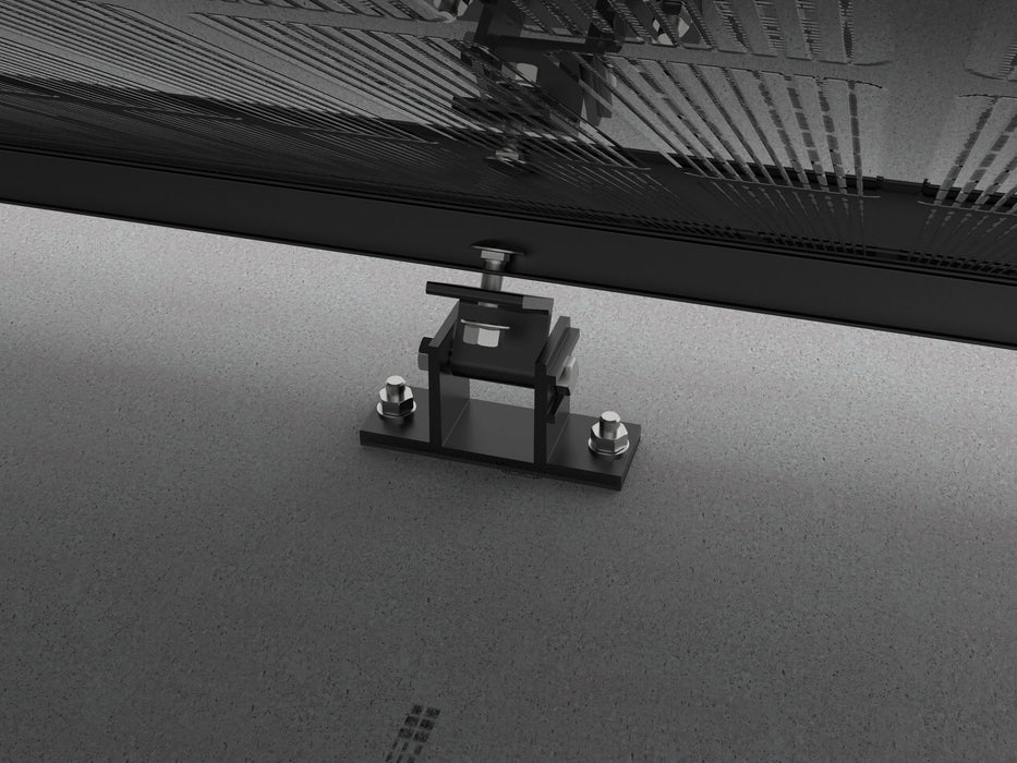 Solarmodul Solarpanel Halterung für Flachdach 10–35° Verstellbarer winkel Full Black - 0% MwSt (Angebot gemäß§12 Abs.3 UstG)