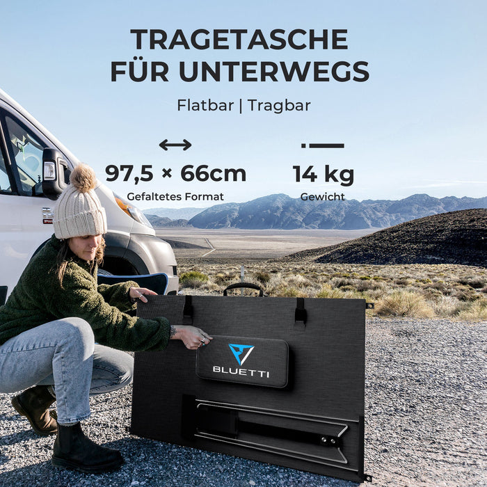 Bluetti Solarmodul PV420, 420 W faltbares Solarmodul