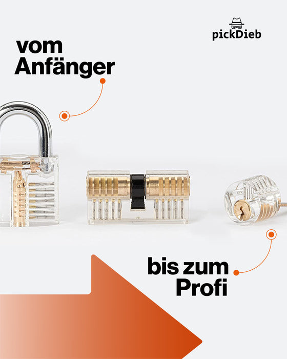pickDieb Lockpicking-Set – 26-teilig