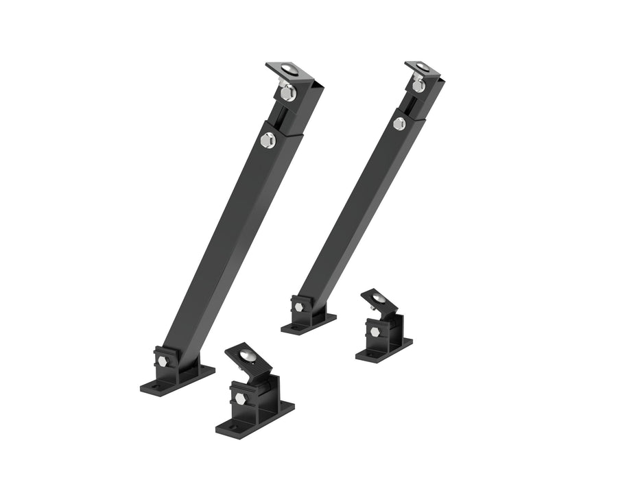 Solarmodul Solarpanel Halterung für Flachdach 10–35° Verstellbarer winkel Full Black - 0% MwSt (Angebot gemäß§12 Abs.3 UstG)