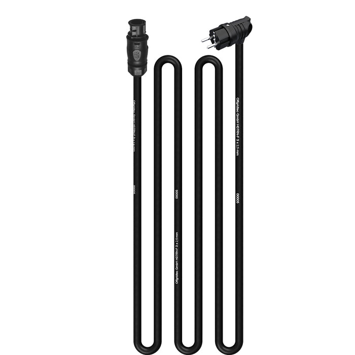 10m Anschlusskabel Mikrowechselwichter mit Betteri BC01 Buchse zu Schukosteckdose (Stecker gewinkelt)