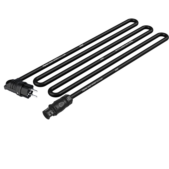 10m Anschlusskabel Mikrowechselwichter mit Betteri BC01 Buchse zu Schukosteckdose (Stecker gewinkelt)