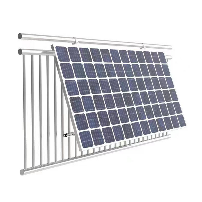 Solarmodul Halter für Balkongeländer Neigungsverstellbar