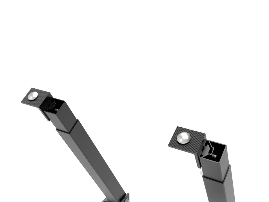 Solarmodul Solarpanel Halterung für Flachdach 10–35° Verstellbarer winkel Full Black - 0% MwSt (Angebot gemäß§12 Abs.3 UstG)