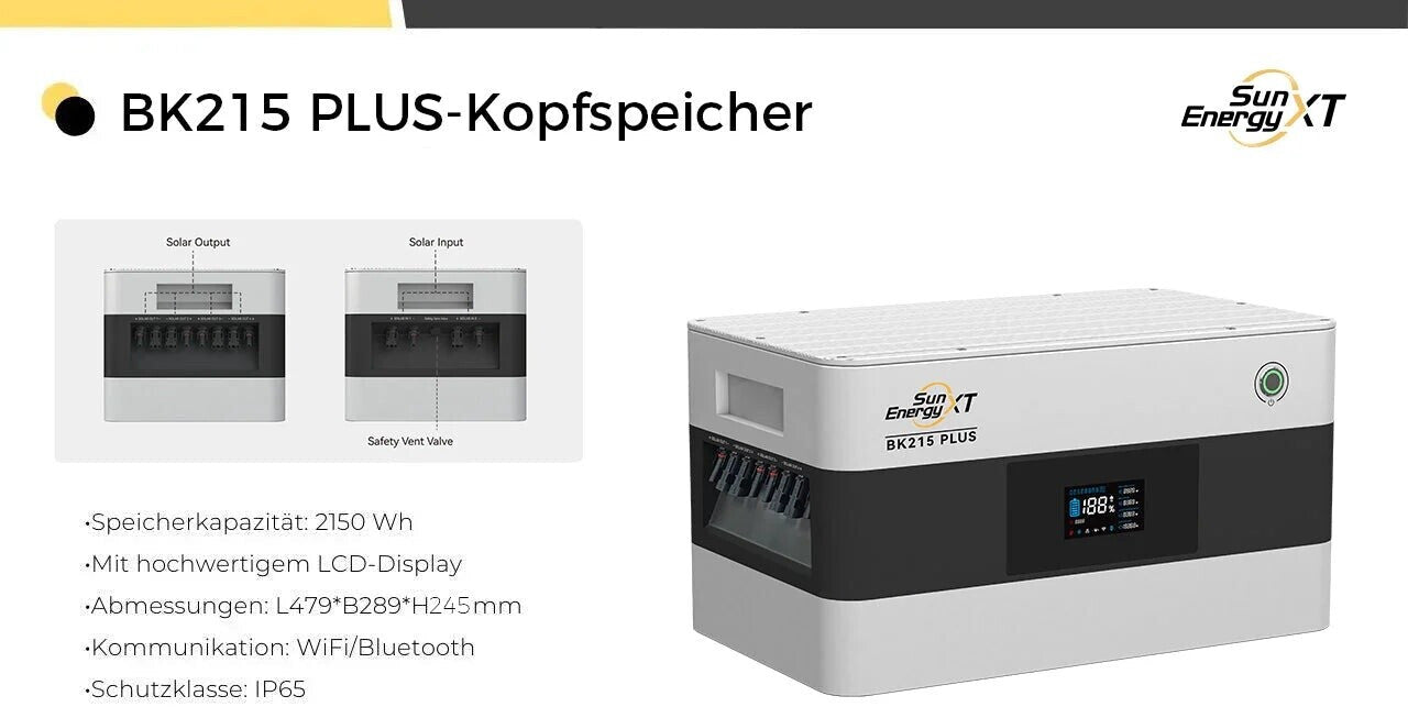 SunEnergyXT BK215 Plus Kopfteil