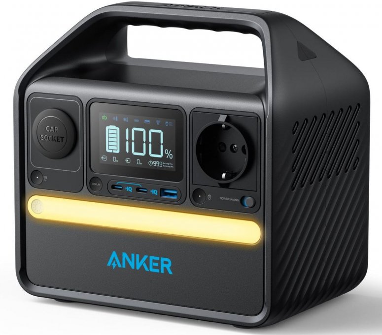 Anker SOLIX 522 Powerstation 320Wh, schwarz B-WARE