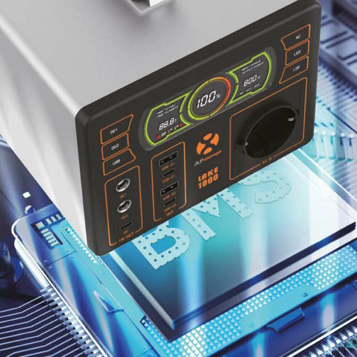 APstorage LAKE1000 tragbare Powerstation - 0% MwSt (Angebot gemäß§12 Abs.3 UstG)