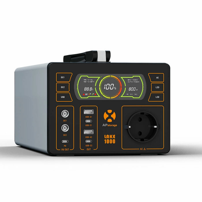 APstorage LAKE1000 tragbare Powerstation - 0% MwSt (Angebot gemäß§12 Abs.3 UstG)