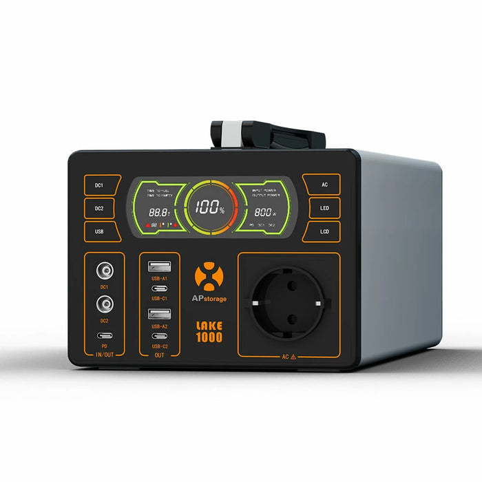 APstorage LAKE1000 tragbare Powerstation
