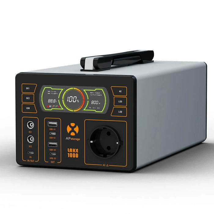 APstorage LAKE1000 tragbare Powerstation - 0% MwSt (Angebot gemäß§12 Abs.3 UstG)