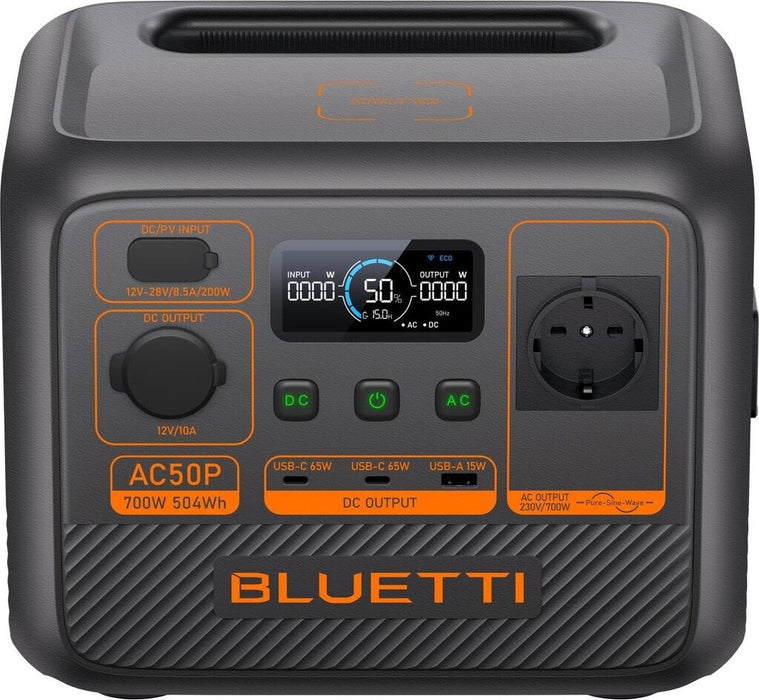 BLUETTI AC50P Tragbare Powerstation 504Wh 700W LiFePO4