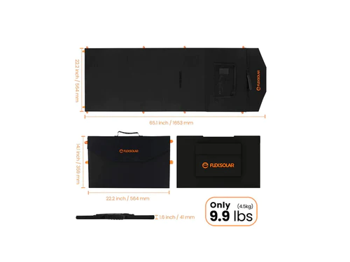 120W faltbares Solar Panel Kit