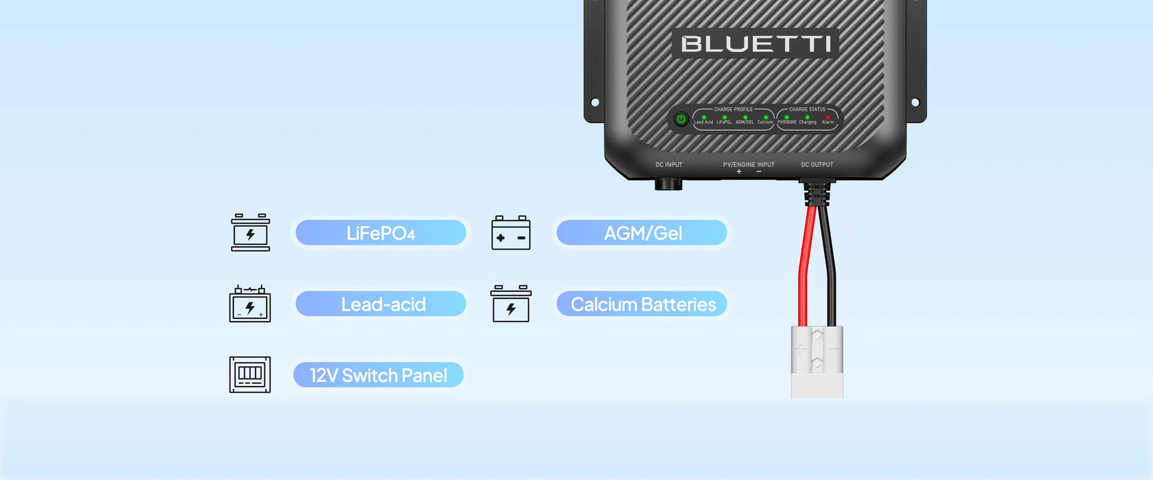 BLUETTI D40 DC-DC Batterieladegerät