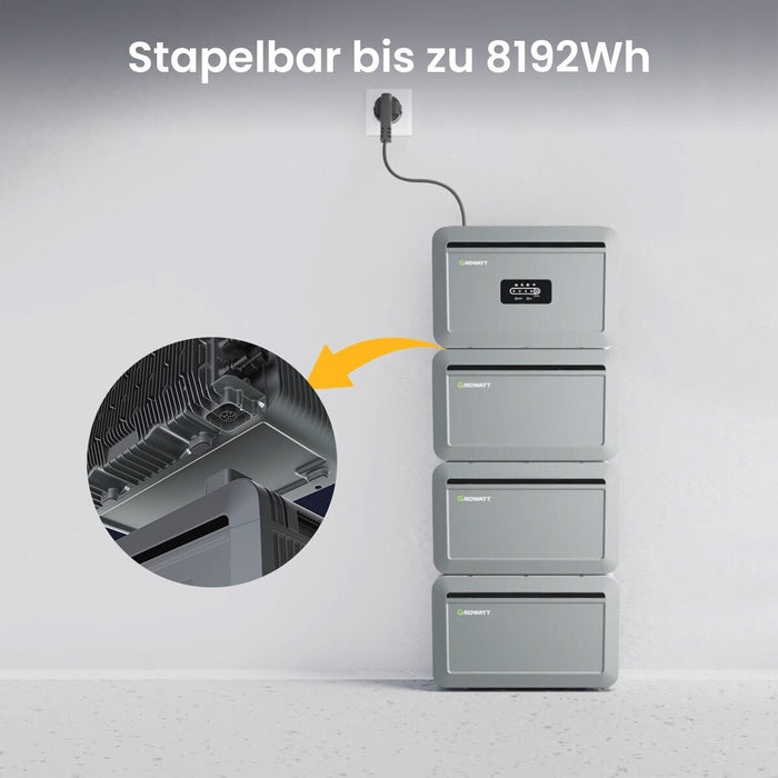 Growatt NEXA 2000 Speicher für Balkonkraftwerke - 0% MWST (ANGEBOT GEMÄSS§12 ABS.3 USTG)