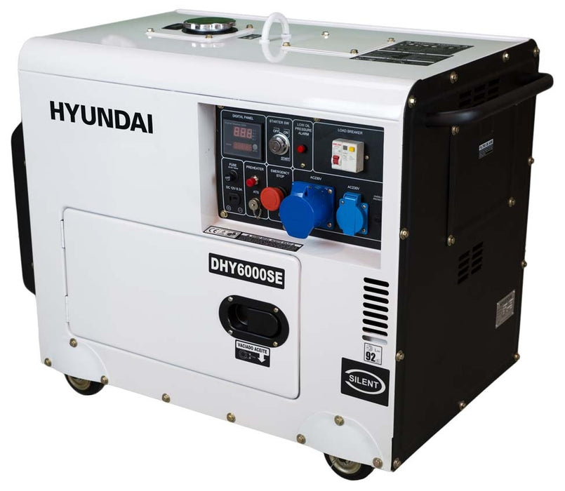 HYUNDAI DIESEL GENERATOR DHY6000SE D