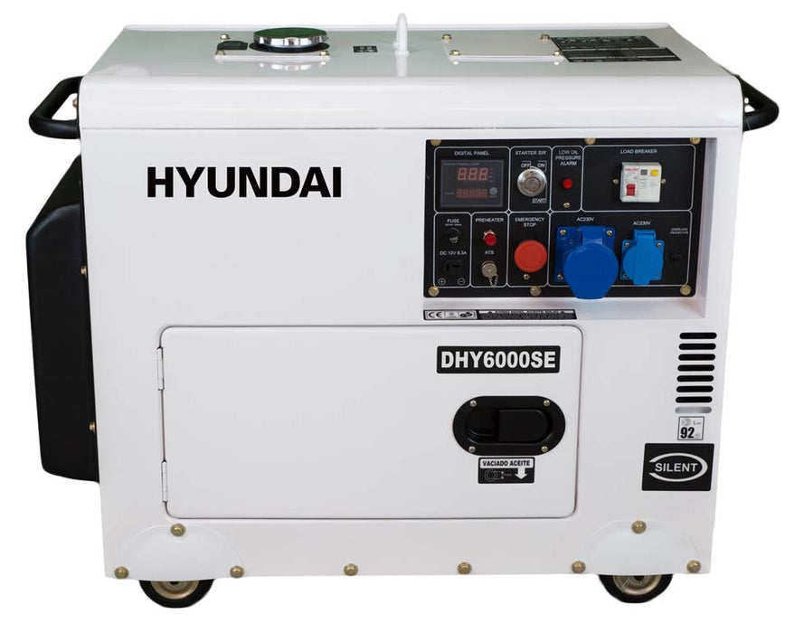 HYUNDAI DIESEL GENERATOR DHY6000SE D