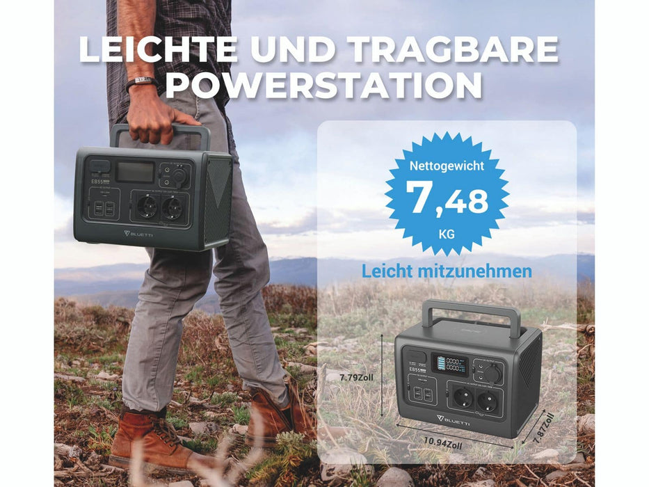 Bluetti Powerstation EB55, 700 W