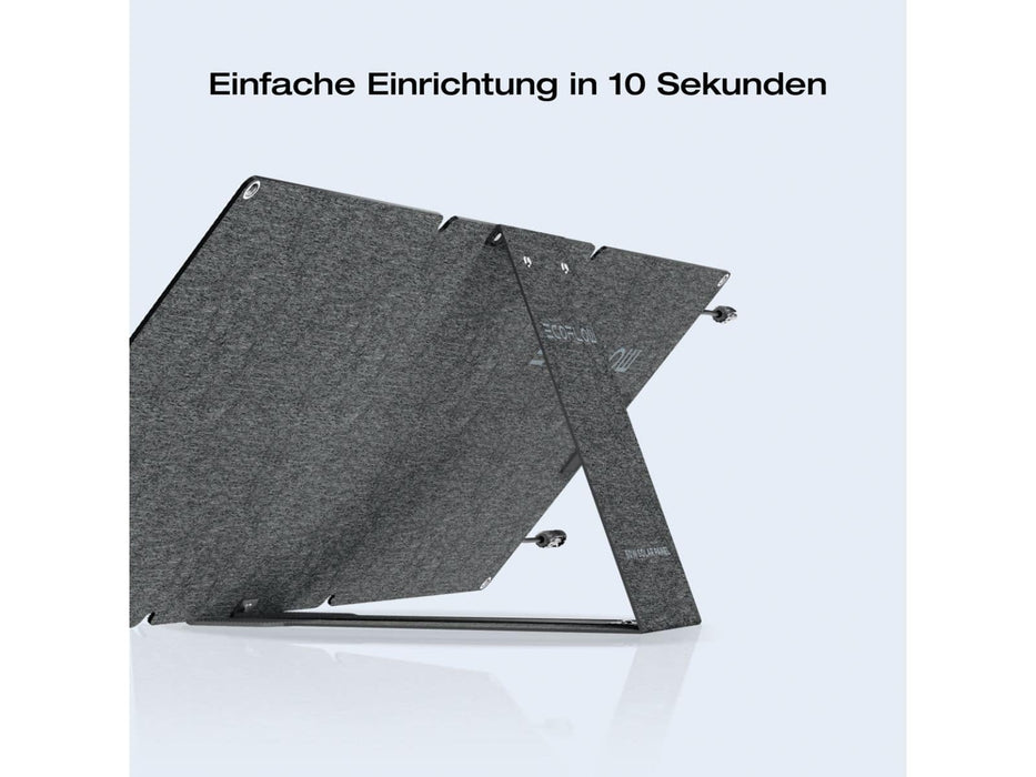 EcoFlow Solarpanel tragbar schwarz 60 W