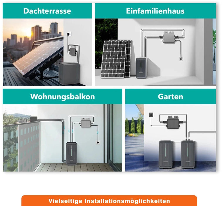 Marstek B2500-D 2240Wh Speicher für Balkonkraftwerke auch als Erweiterung für Anker Solix Solarbank 2 E1600 Pro