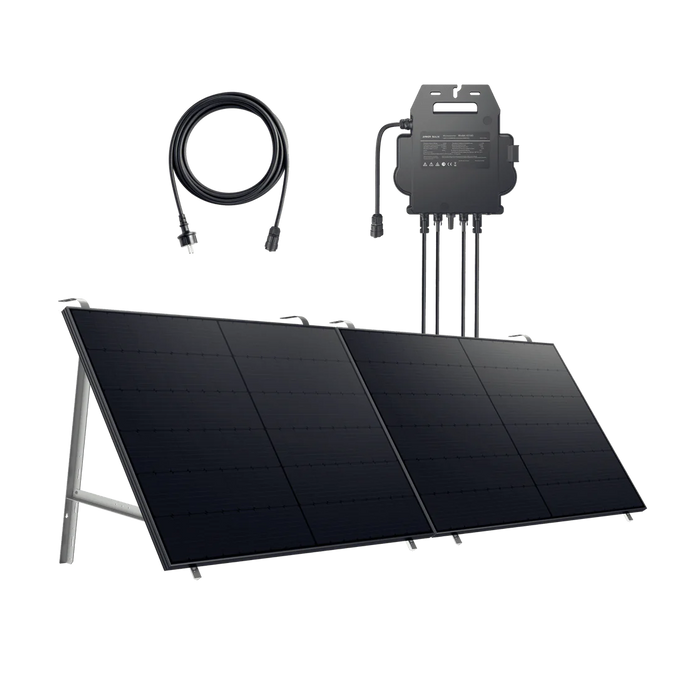 Anker SOLIX Balkonkraftwerk 2× RS40B Panel 410W, MI80 800W Wechselrichter mit Solarbank E1600, Balkonhalterungen - 0% MwSt (Angebot gemäß§12 Abs.3 UstG)