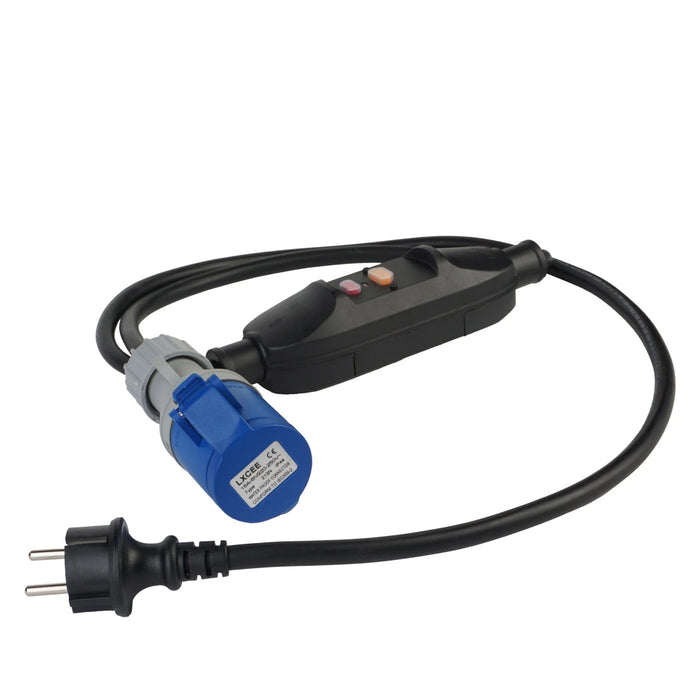 WATTSTUNDE® CEE Einspeisekabel mit FI für Camper mit Powerstations