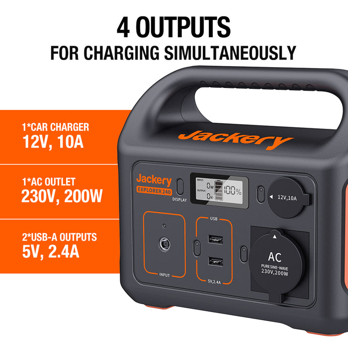 Jackery Explorer 240, 240Wh/67200mAh