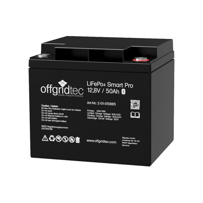 Offgridtec LiFePo4 Smart-Pro 12/50 Akku 12,8V 640Wh