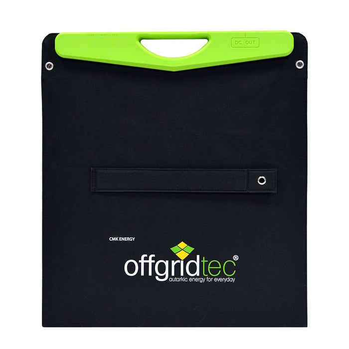 Offgridtec® 100W Hardcover Solartasche und 2x 2A USB Anschluss - 0% MwSt (Angebot gemäß§12 Abs.3 UstG)